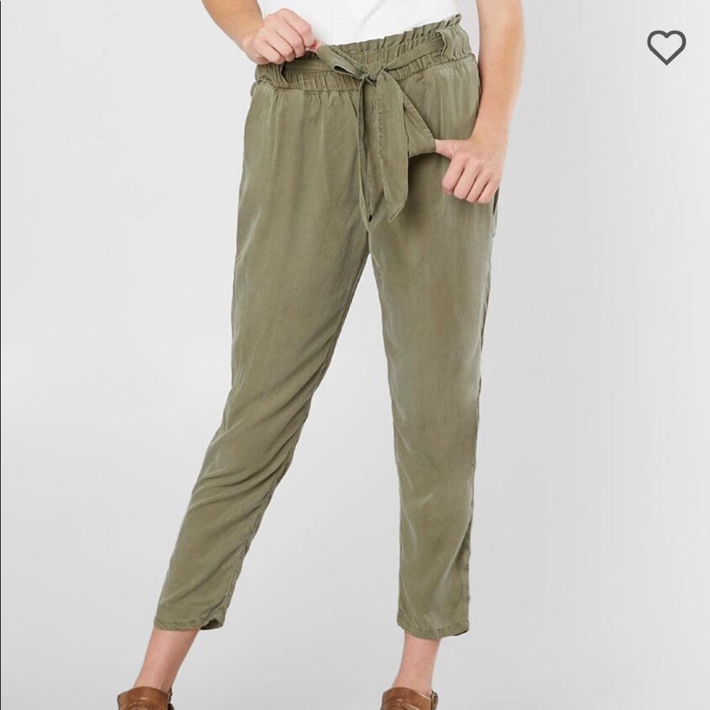 Woven Paperbag Pants